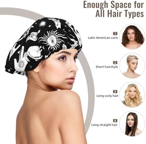 Adjustable Silk Satin Night Cap Women's Men's Sleep Cap