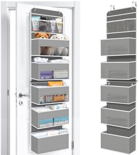 Over The Door Organizer Storage behind Door Hanging Organizer for Nursery