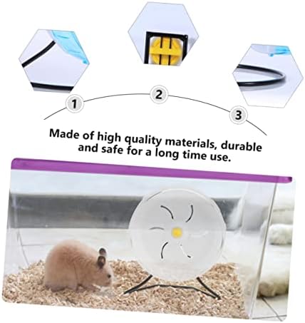 BESPORTBLE 1pc Pet Hamster Running Wheel Storage Rack Iron Bracket for Exercise Wheel Portable Lightweight Hamster Treadmill Toy