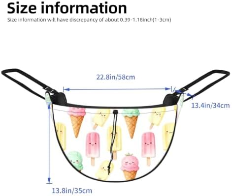 Ice Cream Paradise Car Seat Organizer-Backseat Storage Bag for Travel | Waterproof Durable. Holds Snacks Gear Essentials. Fits Most Cars.