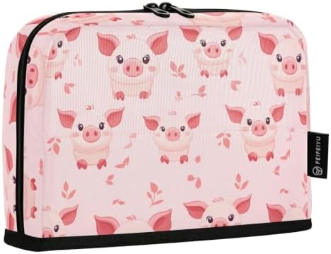 Piggie Pinky Pencil Case for Kids Girls Boys | Large Pencil Pouch Pen Bag Holder with Big Capacity