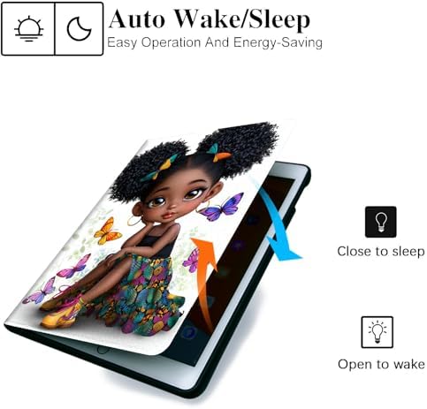 for Samsung Galaxy Tab S5e 10.5 Inch 2019 Model T720/T725/T727 Tablet Case,Auto Wake/Sleep,Adjustable Stand Protective Cover - Wolf Aurora
