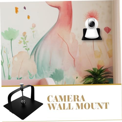Vaguelly 3pcs Monitor Riser Wall Mount Bracket Floating Shelf for Security Camera