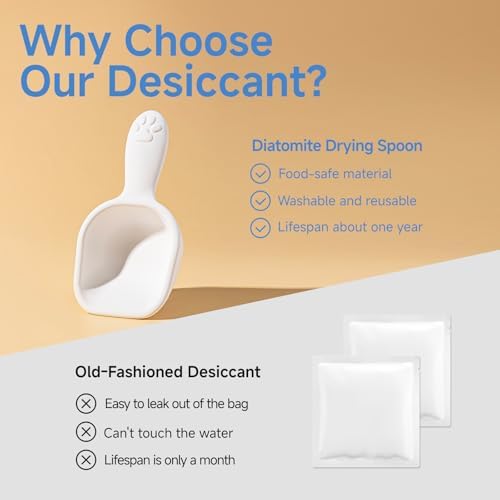 Diatom Drying Scoop 1/4 Cup for Pet Food