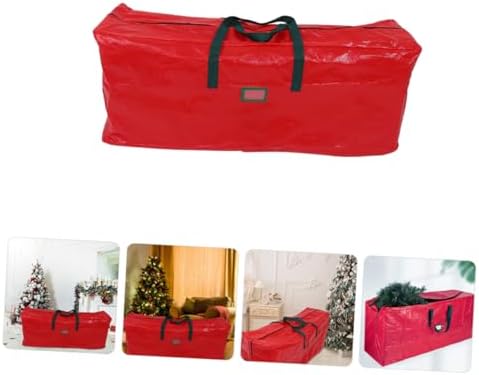 Large Christmas Tree Storage Bag with Handles Organizer for Holiday Storage Lightweight Design Easy to Carry Pouch for Xmas Tree and Seasonal Items