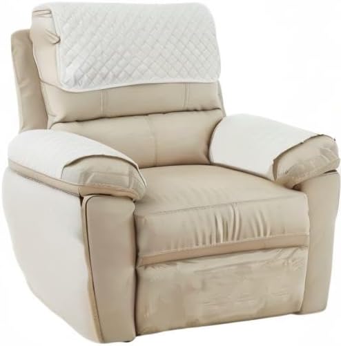 XMAYODS 3 Pcs Recliner Covers Sherpa Arm Covers for Recliner Chair with Storage Pockets Headrest Cover for Recliner Chair Armchair Slipcovers for Sofa Recliner Protector (Color : #2)