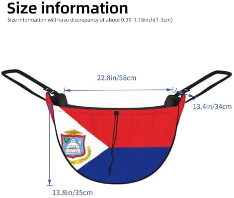 Flag of Saint Martin Car Seat Organizer-Backseat Storage Bag for Travel | Waterproof Durable. Holds Snacks Gear Essentials. Fits Most Cars.