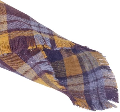 Fall Dog Bandana Autumn Thanksgiving Plaid Reversible Triangle Bibs Scarf