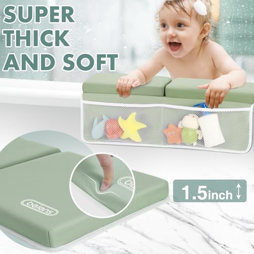 beiens Bath Kneeler and Elbow Rest Pad Set, 1.5-Inch Thick Memory Foam Pads