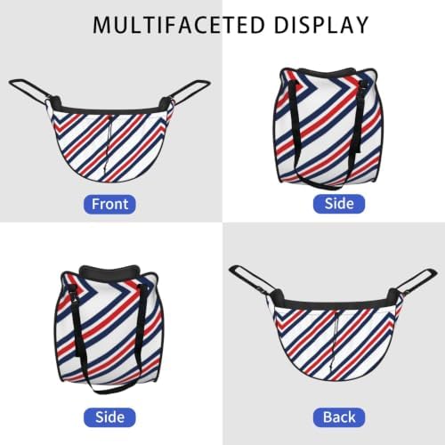 Diagonal Stripe Art Car Seat Organizer-Backseat Storage Bag for Travel | Waterproof Durable. Holds Snacks Gear Essentials. Fits Most Cars.