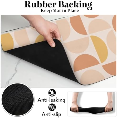 Dog Food Mats for Floors, Absorbent Dog Bowl Mat for Food and Water Dispenser, Quick Dry Cat Food Mat Pet Supplies