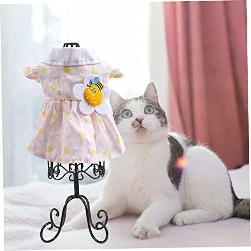 Pet Clothes Display Stand Iron Mannequin Torso for Dog and Cat Outfits Lightweight Pet Clothing Hanger Versatile Coat Holder for and Storage