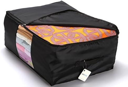 Clothing Pillow Beddings Blankets Organizer Storage Containers With Zippers,Breathable and Moistureproof.