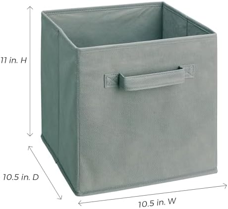 ClosetMaid 18657 Cubeicals Fabric Drawer, Gray, 2-Pack