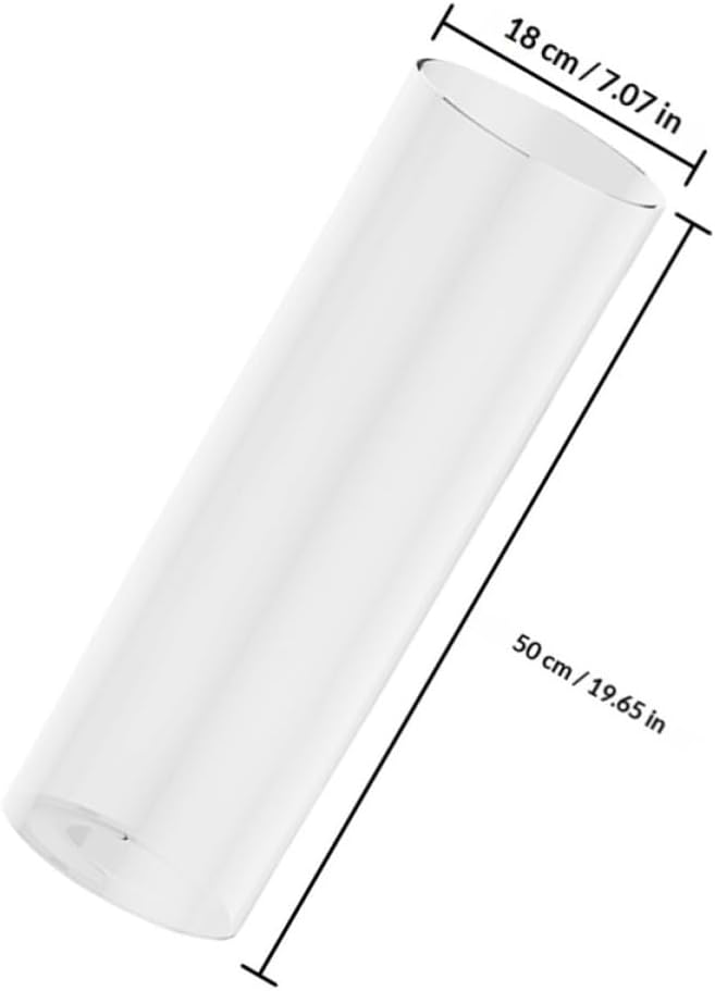 Plastic Cylinder Organizer for Brushes and Cards, Versatile Pet Art Supply Container Elegant Design, for Study Rooms and Office Organization