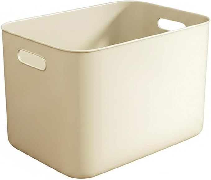 Dog Shaped Storage Bin with Lid and Handle, Decorative PP Plastic Organizer Box for Home, Office, and Craft Supplies