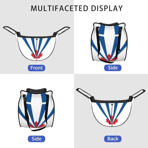 Flag of Vaughan Car Seat Organizer-Backseat Storage Bag for Travel