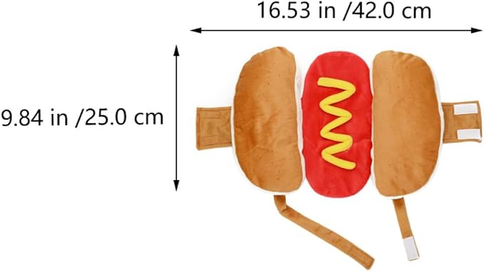 Creative Lightweight Cotton Pet Festival Costume for Cats and Dogs, Orange Wearable Design for Holiday and Party Events