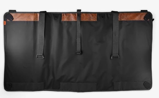 Bench Panel | Modular Base for Vehicle Seatback Organization | MOLLE-Compatible, Recycled Fabric, Camel
