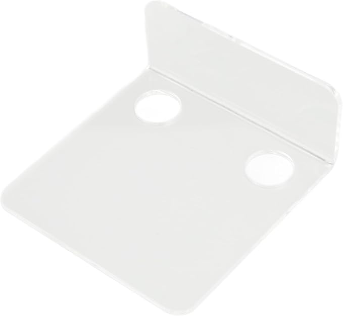 Aramox Acrylicistic Acrylic Shelf Small Monitoring Wall Cameras Wall Shelf for Cameras and Baby Monitor in Offices and Garages (Transparent)