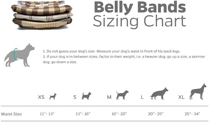 Pet Parents® Washable Belly Bands for Male Dogs (3pack) + Extendrs® of Durable Dog Diapers Male, Premium Male Dog Diapers & Dog Wraps (Small, Oxford)