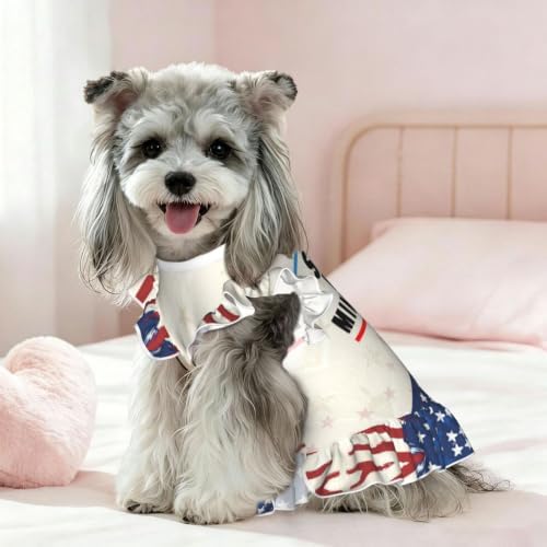 I Stand with Minnesota Cute Dog Dress Pet Dress Puppy Skirt Summer Pet Clothes for Puppy Small Cats Large