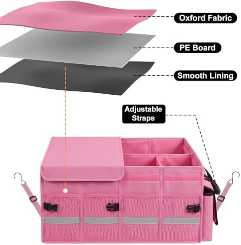 GDNasist Car Trunk Organizer and Storage for Car, SUV & Sedan