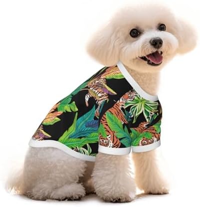 Ferocious Tiger Dog Shirt Pet Cotton T-Shirt Breathable Dog Clothes