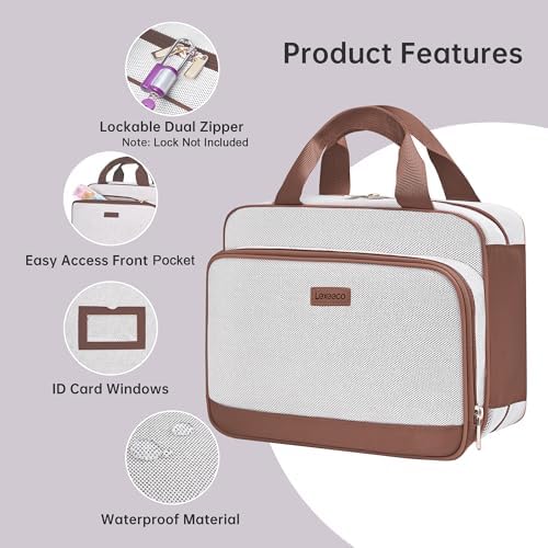 Lexeeco Travel Medicine Organizer Bag for Pill Bottle Organizer Storage | Medication Bag with Lockable Zipper,Portable Pill Carrier Bags for Travel,Medical Supplies Bag for Vitamins Home Fish Oil
