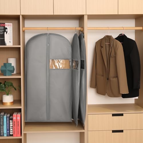 Kimmama Dress Bags for Gown, Garment Bag for Long Dress, 23.6" x 70.8" | PEVA Material, For Hanging Clothes, For Wedding Dress, Suit, Dance Costumes, Coat, Garment Protector Cover