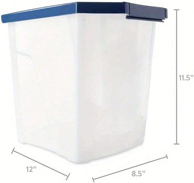 Medium-sized dog food container, 10-pound capacity