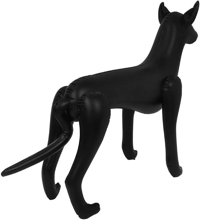 Inflatable Pet Clothing Model Mannequin Display Stand, Inflatable Dog Clothes Rack Display for Animal Outfits Decorations