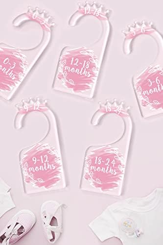 OneDream Acrylic Baby Closet Dividers, Baby Clothes Dividers for Closet