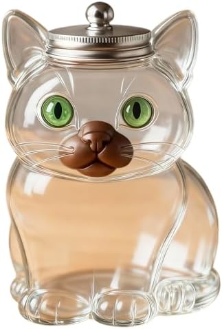 Dog Themed Air Tight Glass Snacks Jar with Secure Lid for Storing Cookie Coffee Pet Treats Kitchen Organizers Dog Treat Storage Container