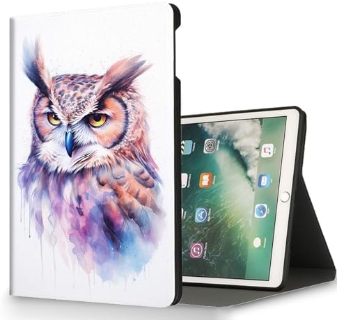 for Microsoft Surface Pro X/Pro X Plus-13 2019/2020/2021/2024 Tablet Case,Auto Wake/Sleep,Adjustable Stand Protective Cover - Owl