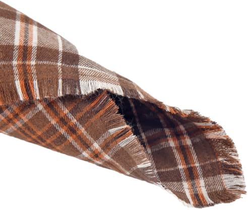 Fall Dog Bandana Autumn Thanksgiving Plaid Reversible Triangle Bibs Scarf