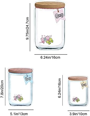 20 PCS Reusable Mason Jar Zipper Bags Mason Jar Bag Refrigerator Organizer Stand-up Airtight Seal Saver Bags Food Storage Sandwich Bags for Kitchen Snack (10L 6M 4S)