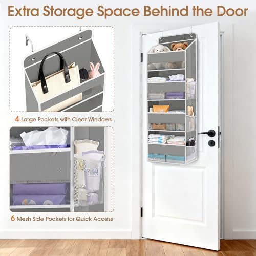 Over The Door Organizer Storage behind Door Hanging Organizer for Nursery