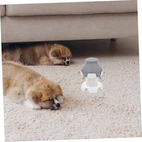 MERRYHAPY Puppy Feeding Station with Multiple Nipples Safe Nursing Device for Newborns Includes Stand for Convenient Feeding of Kittens and Puppies and Feeder Bowl