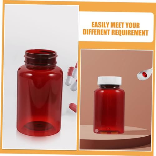 16pcs Medicine Containers Sealing Caps for Easy Access and Storage of Pills Liquid Samples and Medicines and Light-Blocking Design