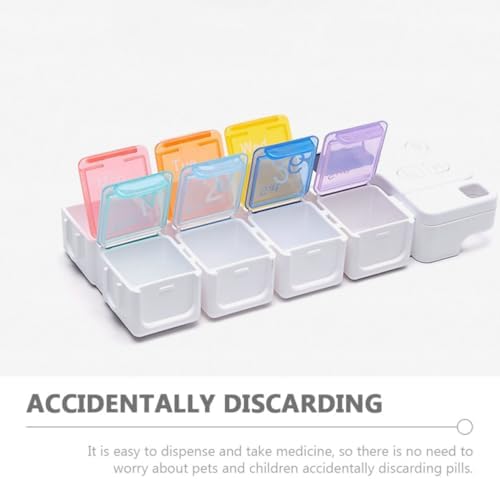 Electronic Medicine Pill Organizer with Sealed Design and Medicine Dispensing Function for Elderly Compact and Wear-Resistant
