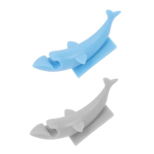 Hemoton 2pcs Cable Cord Organizers Adhesive Animal Shape Cord Holders for Home Office