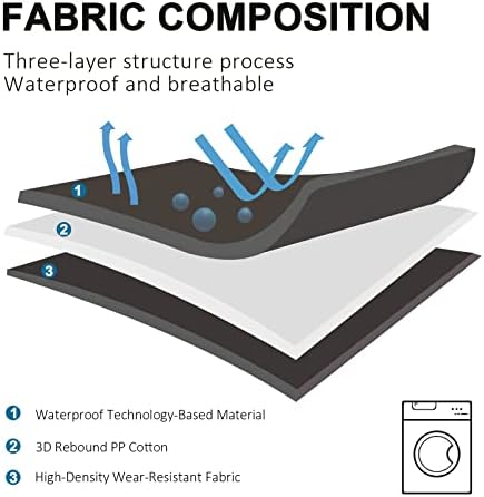 BDEUS Travel Dog Bed, Outdooor Camping Pet Mat, Portable Place Mat with Handle, Easy to Clean, Waterproof & Portable and Odor Resistant Pet Cooling Pad (Large 43" x 25", Black)