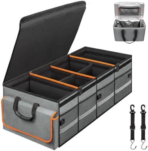 GDNasist Car Trunk Organizer and Storage for Car, SUV & Sedan, Extra Large