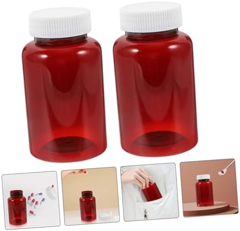 16pcs Medicine Containers Sealing Caps for Easy Access and Storage of Pills Liquid Samples and Medicines and Light-Blocking Design