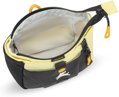 OllyDog Backcountry Day Bag | Dog Training Treat Pouch | Eco-Friendly Recycled Fabric Fanny Pack with Zipper Closure, Built-in Poop Bag Dispenser & Adjustable Waist Belt (Sol)