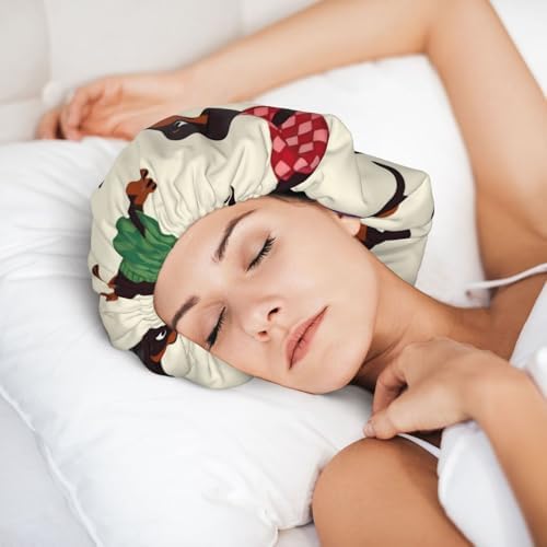 Adjustable Silk Satin Night Cap Women's Men's Sleep Cap