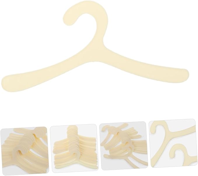 24pcs Pet Clothes Hangers for Dogs and Cats Stylish Organizers for Pet Apparel in Closets Convenient Design for Neat Wardrobe Storage