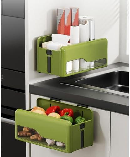 Space Saving Foldable Organiser Easy Installation Wall Mounted Hanging Storage Rack Portable For Home
