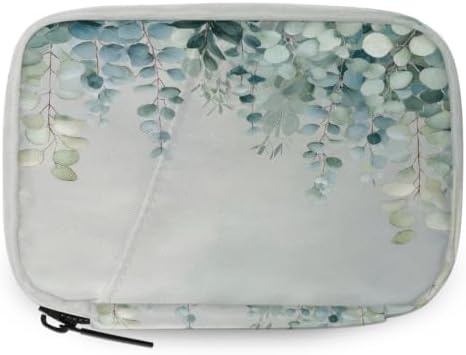 Travel Pill Organizer Watercolor Eucalyptus Leaf Small Pill Case